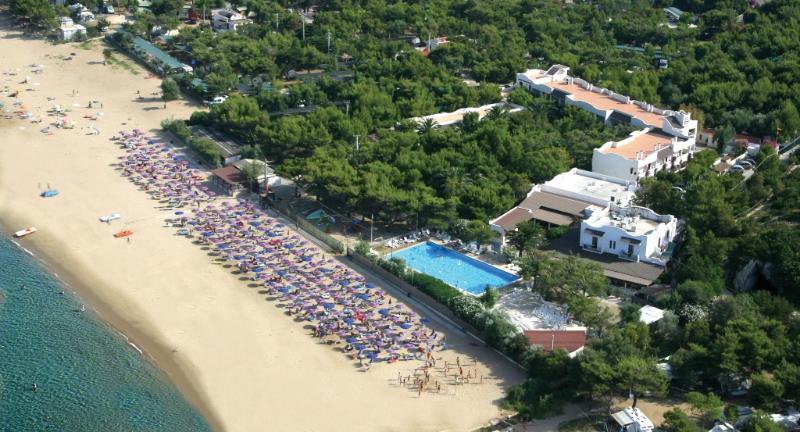 Hotel Gabbiano Beach Vieste Exterior photo